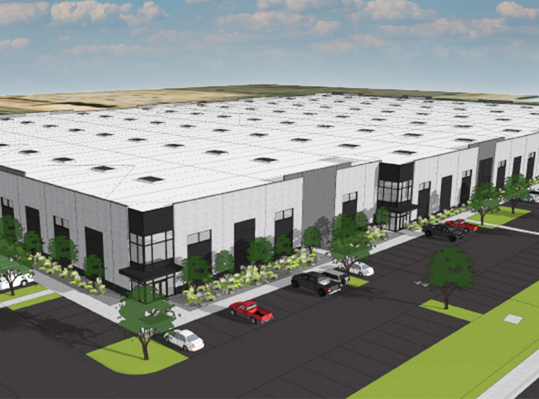 Rendering of New Meridian Industrial Building | Hickory Warehouse