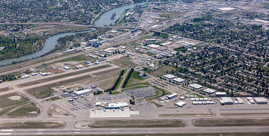 Aerial Image of Idaho Falls Idaho