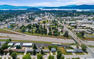 Coeur d'Alene commercial real estate aerial