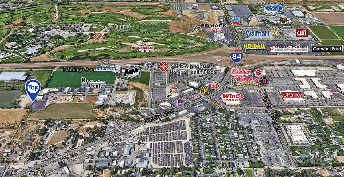 Aerial Image Highlighting Gateway Industrial Park